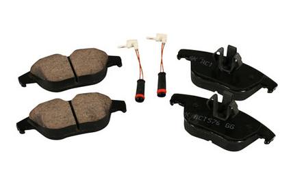 Mercedes Disc Brake Pad Set - Rear (Ceramic) (EURO) 0074208520 - Akebono Euro Ultra-Premium EUR1341